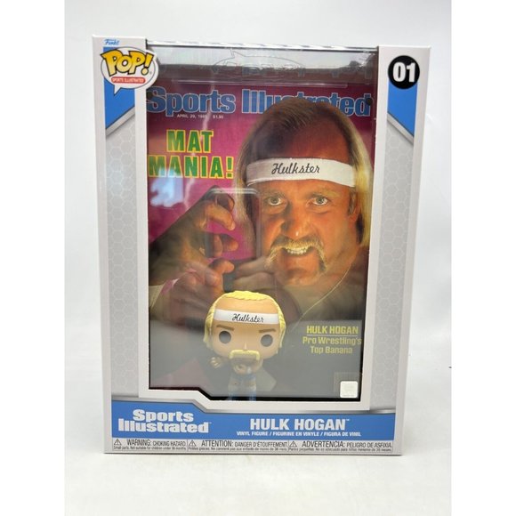 Funko Pop Sports Illustrated - WWE Hulk Hogan (#1, NEW, with case) - Picture 5 of 10